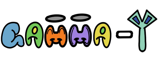 Gamma-Y Rainbow Logo Poster